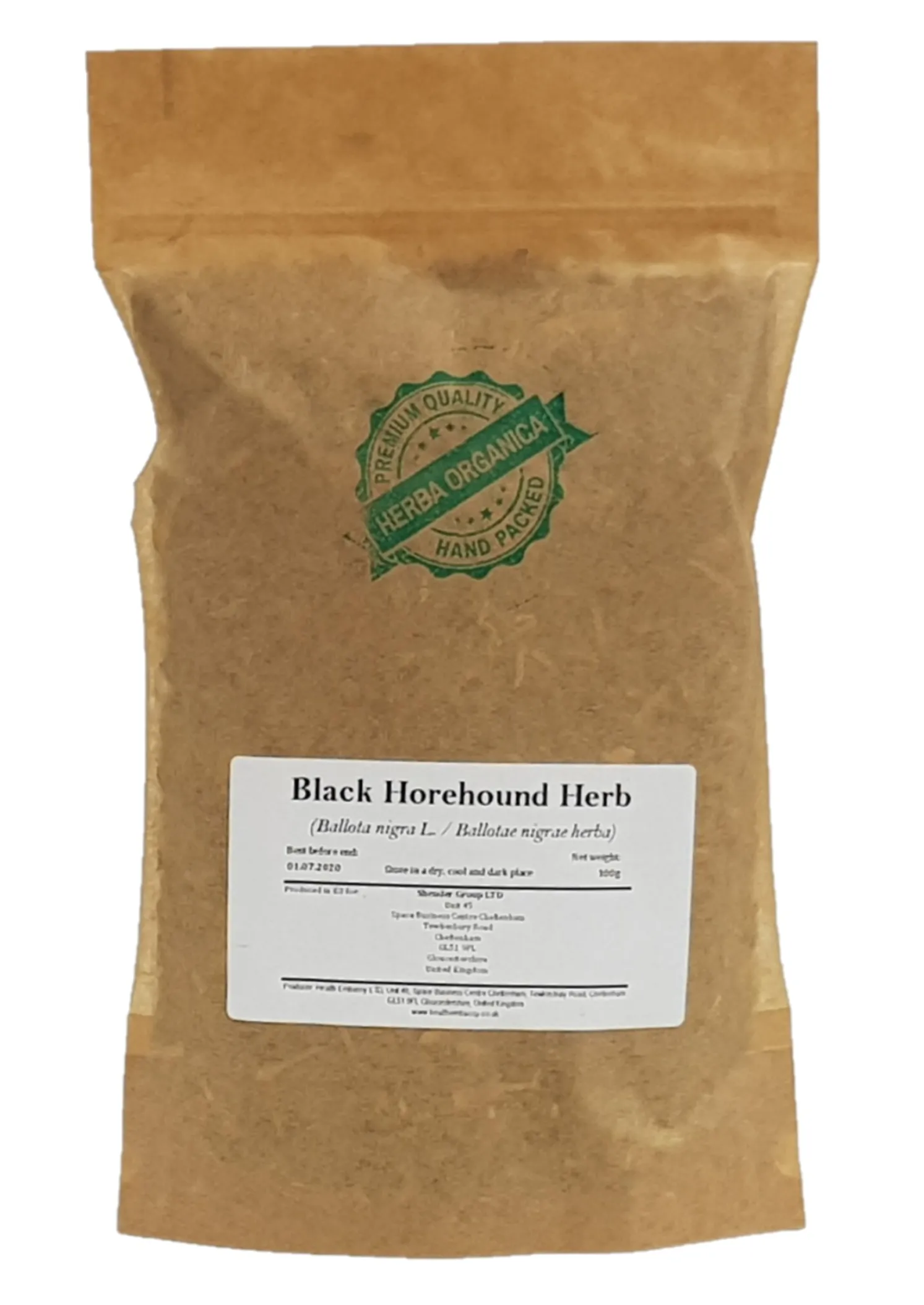 Black Horehound Herb Herba Organica – dried leaves and stems of Ballota nigra L. with natural earthy tones