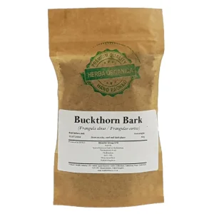 Buckthorn Bark Herba Organica – dried bark pieces of Frangula alnus