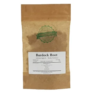 Burdock Root (Arctium lappa) Herba Organica dried root cut for herbal infusions, tinctures, and cooking