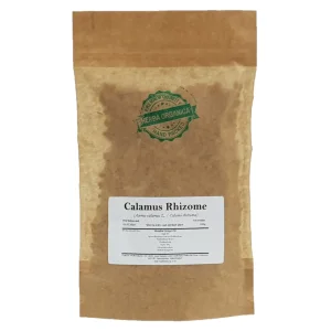 Calamus Rhizome (Acorus Calamus L) Herba Organica, dried rhizome pieces for herbal infusions, extracts, and culinary use