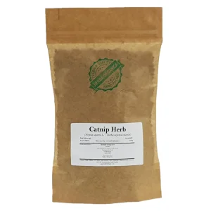 Catnip Herb (Nepeta cataria L) Herba Organica, dried green leaves for herbal infusions, teas, and culinary applications