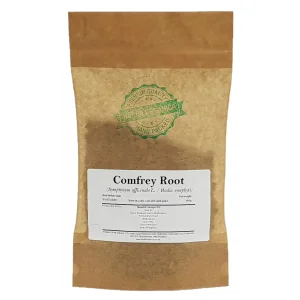 Comfrey Root (Symphytum officinale L) Herba Organica, dried root pieces for herbal preparations