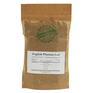 English Plantain Leaf Plantago lanceolata L Herba Organica dried herb for tea and infusions