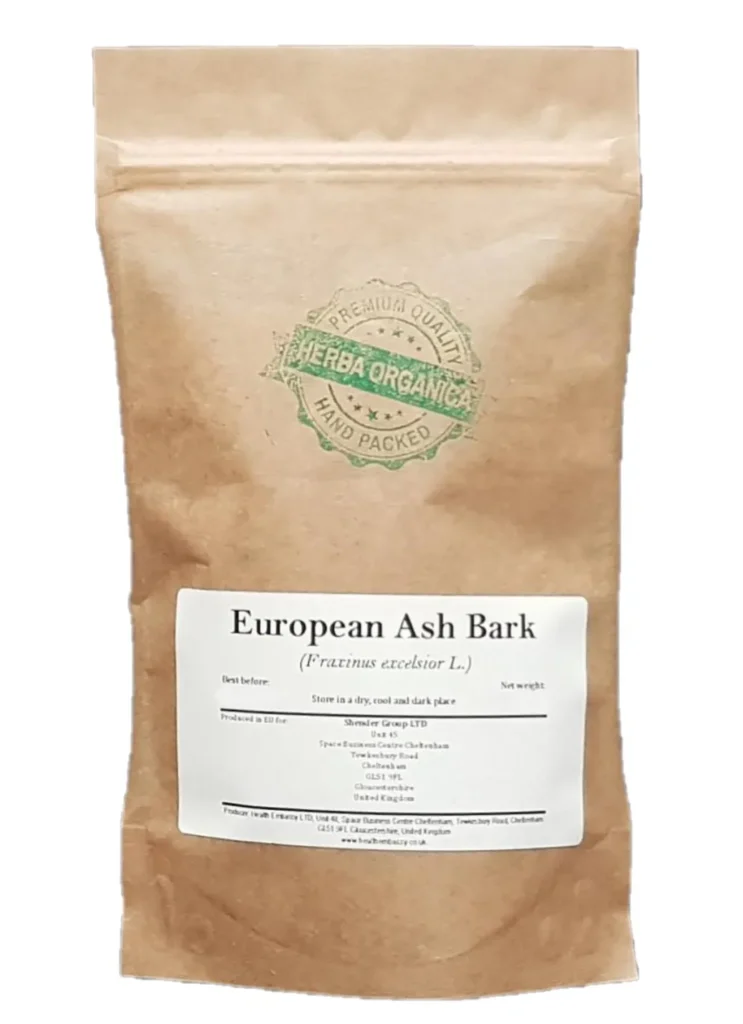European Ash Bark Fraxinus excelsior L Herba Organica dried bark for tea and infusions