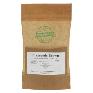Flaxseeds Brown Linum usitatissimum L Herba Organica natural brown seeds for baking and herbal use