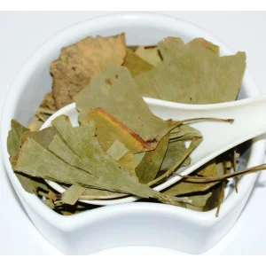 Ginkgo Biloba Leaf Ginkgo biloba L Herba Organica dried leaves for herbal tea and blends