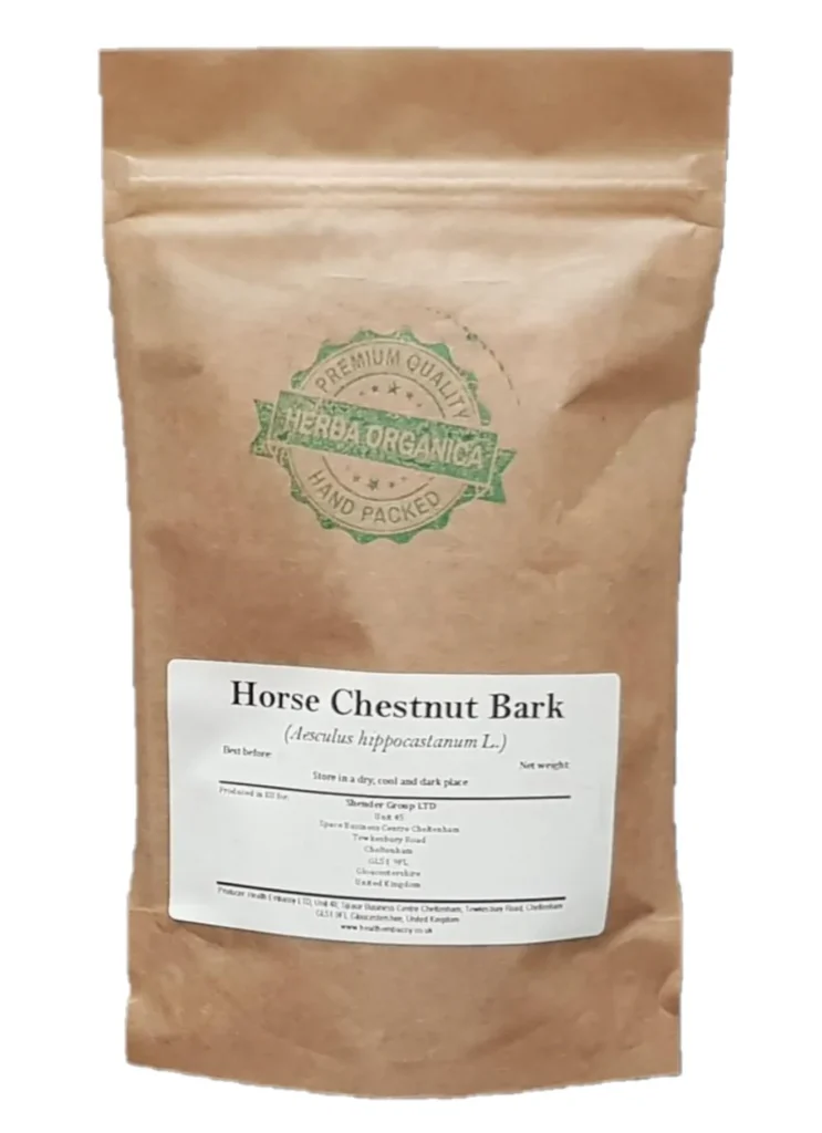 Horse Chestnut Bark Aesculus hippocastanum L Herba Organica dried bark for herbal infusions