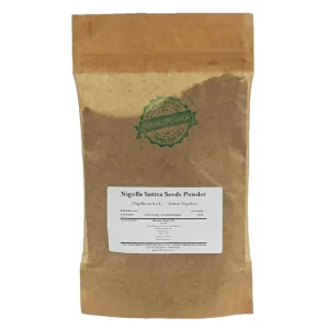 Nigella Sativa Seeds Powder Herba Organica finely ground seeds for cooking and herbal use