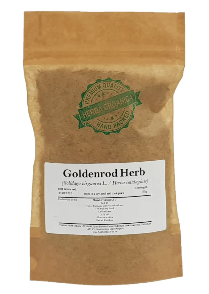 Goldenrod Herb Solidago virgaurea L Herba Organica dried herb for tea and infusions
