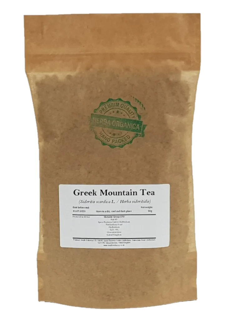 Greek Mountain Tea Sideritis scardiaca L Herba Organica dried herb for herbal tea and infusions