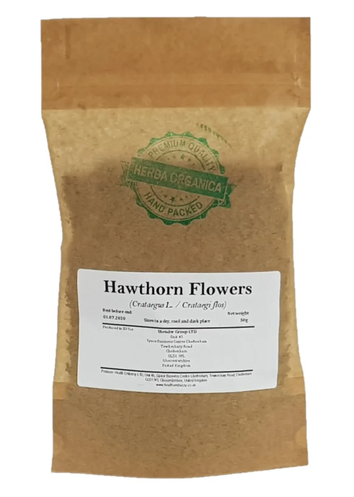 Hawthorn Flower Crataegus L Herba Organica dried flowers for herbal blends