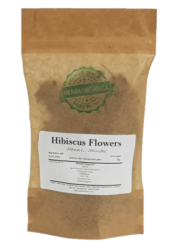 Hibiscus Flowers Hibiscus L Herba Organica dried flowers for herbal tea and infusions