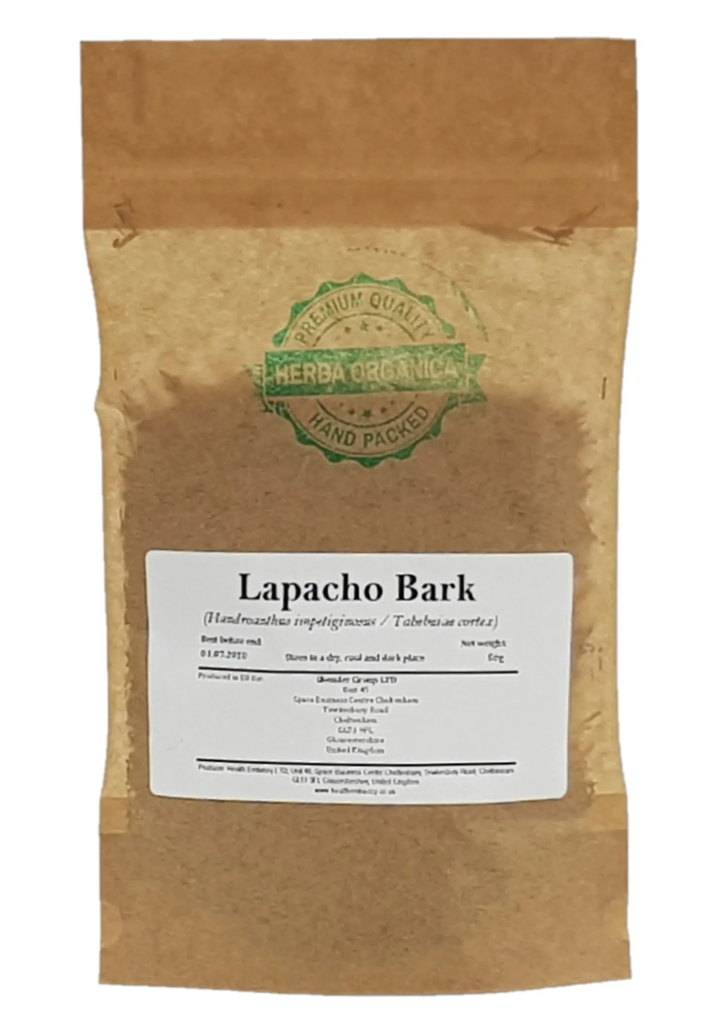 Lapacho Bark Tabebuia impetiginosa Herba Organica dried bark for herbal teas and natural blends