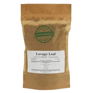 Lovage Leaf Levisticum officinale L Herba Organica dried leaves for herbal teas and culinary use