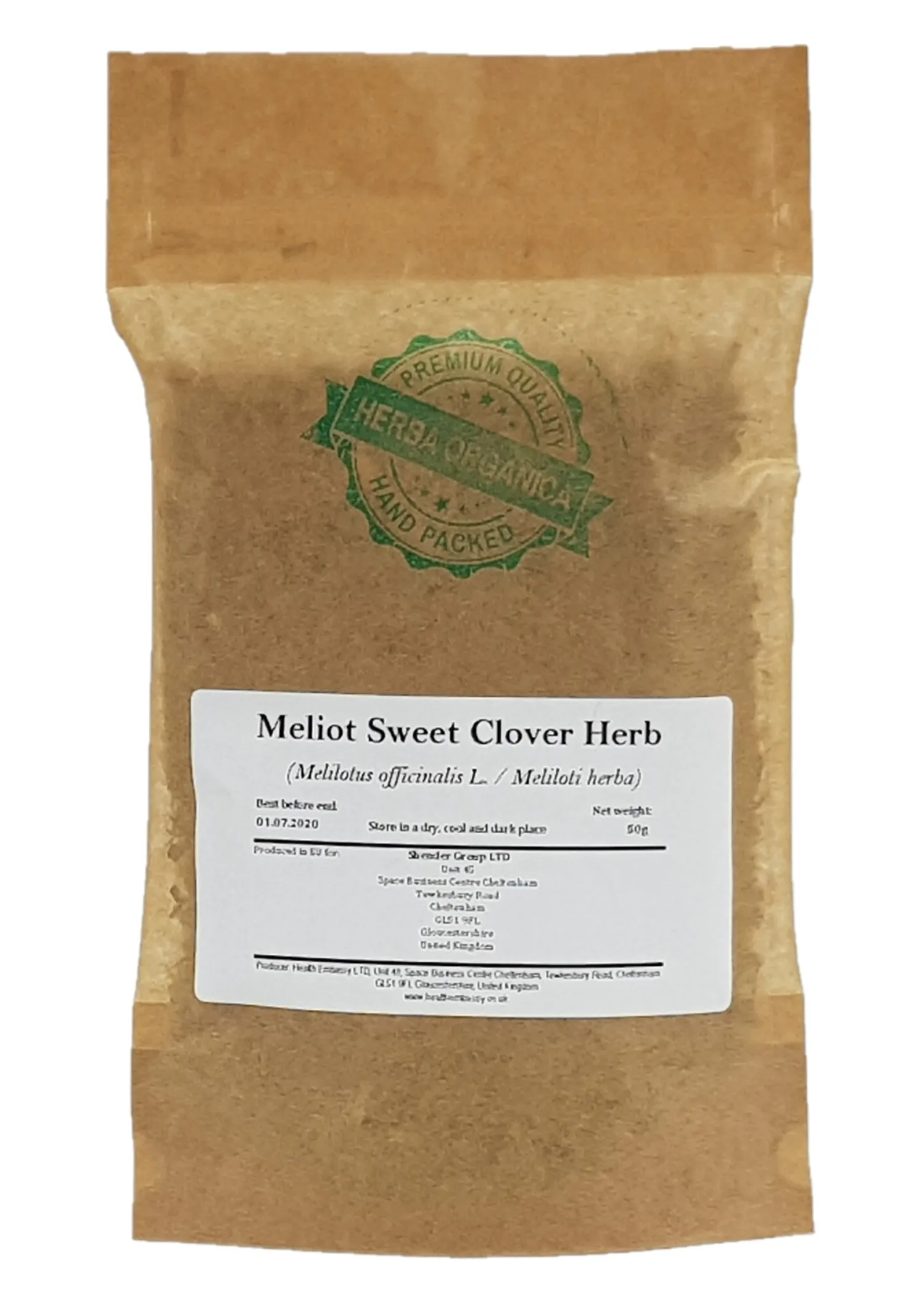Meliot Sweet Clover Herb Melilotus officinalis L Herba Organica dried herb for herbal teas and infusions