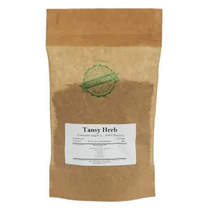 Tansy Herb (Tanacetum vulgare L.) Herba Organica premium dried herb in natural packaging for teas and herbal blends