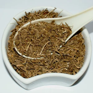 Valerian Root (Valeriana officinalis L.) Herba Organica dried root texture and natural appearance for teas and infusions