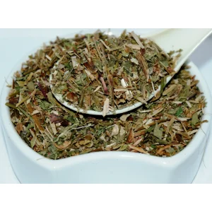 Water Pepper Herb (Persicaria hydropiper L.) Herba Organica dried herb showing natural structure and texture for teas and infusions