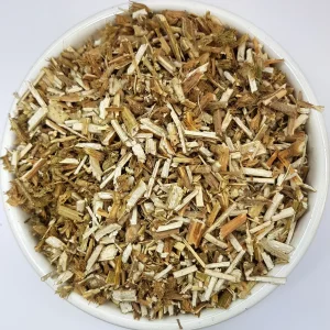 White Horehound Herb (Marrubium vulgare L.) Herba Organica dried herb texture and natural appearance for herbal teas and infusions