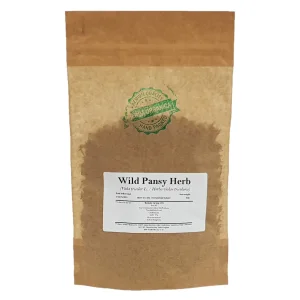 Wild Pansy Herb (Viola tricolor L.) Herba Organica premium dried herb for herbal teas and infusions