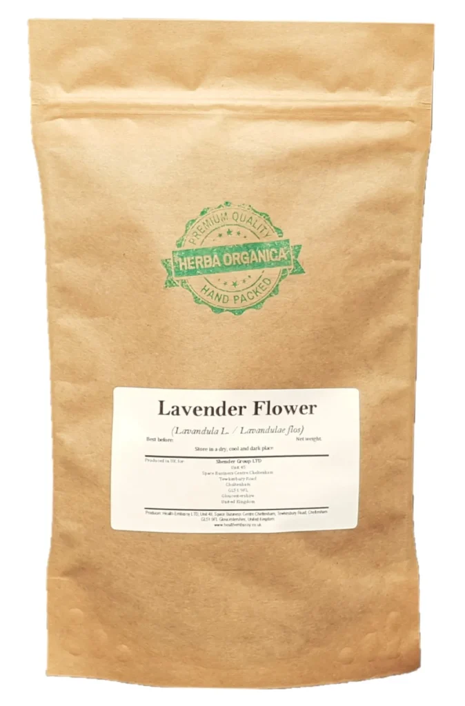 Lavender Flower Lavandula L Herba Organica dried flowers for herbal teas and aromatic blends