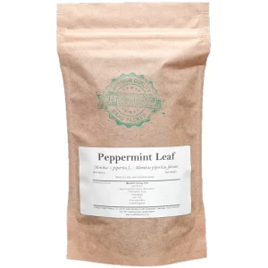 Peppermint Leaf Mentha piperita L Herba Organica dried leaves and stems for herbal teas