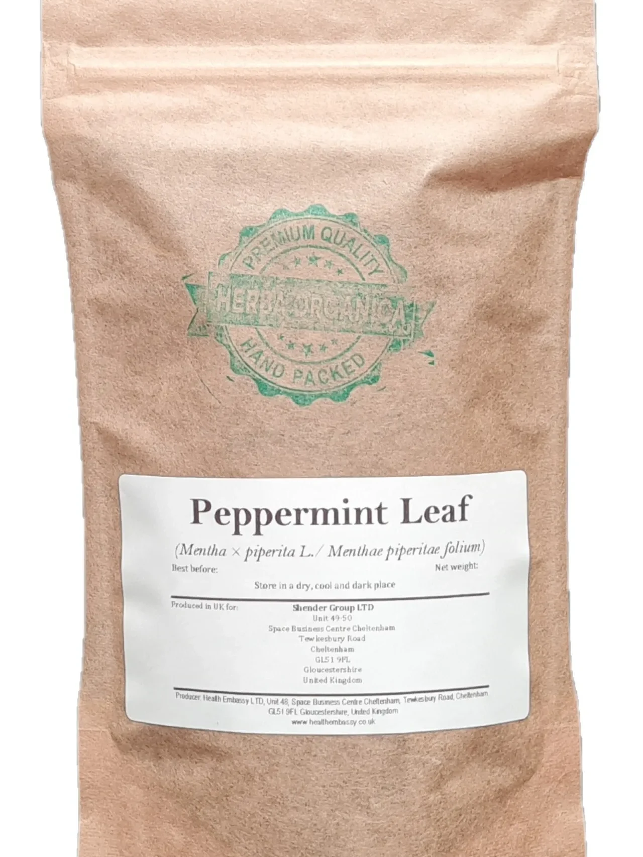 Peppermint Leaf Mentha piperita L Herba Organica dried leaves and stems for herbal teas