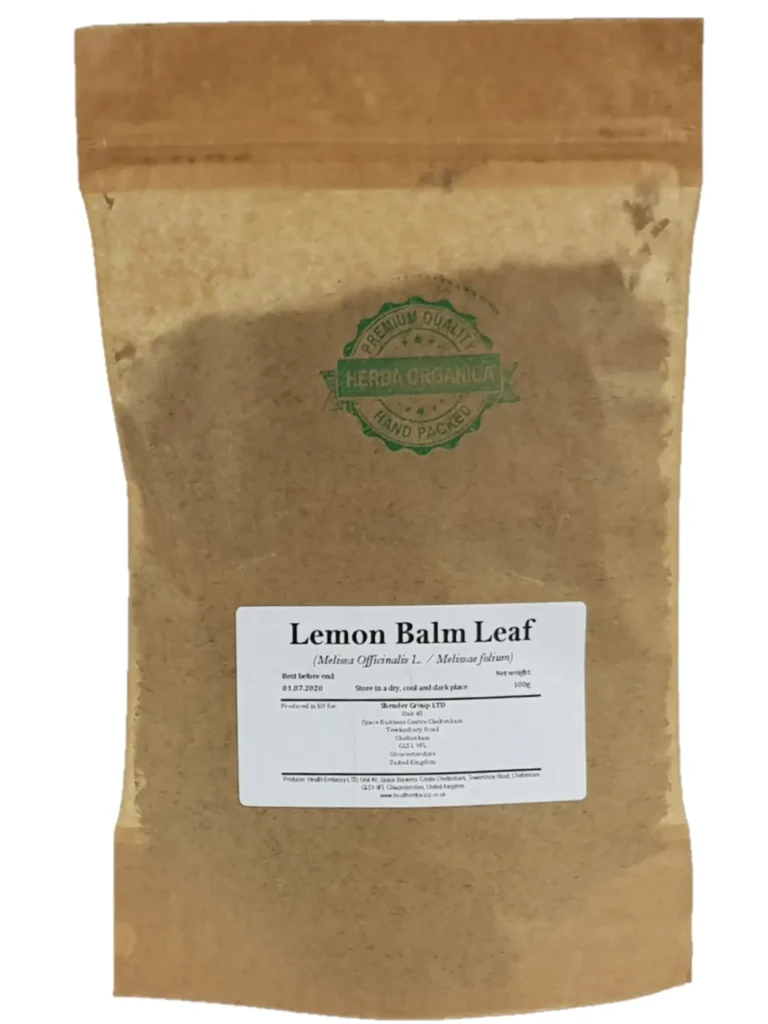 Lemon Balm Leaf Melissa officinalis L Herba Organica dried leaves for herbal teas and natural blends