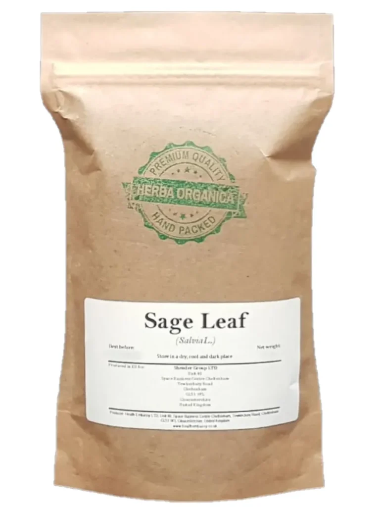 Sage Leaf Salvia officinalis L Herba Organica dried leaves for teas and seasoning blends